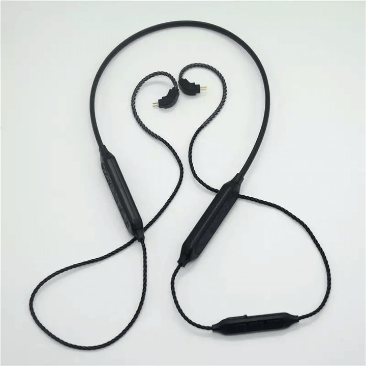 0.78mm 2 pin bluetooth cable black with two battery packs