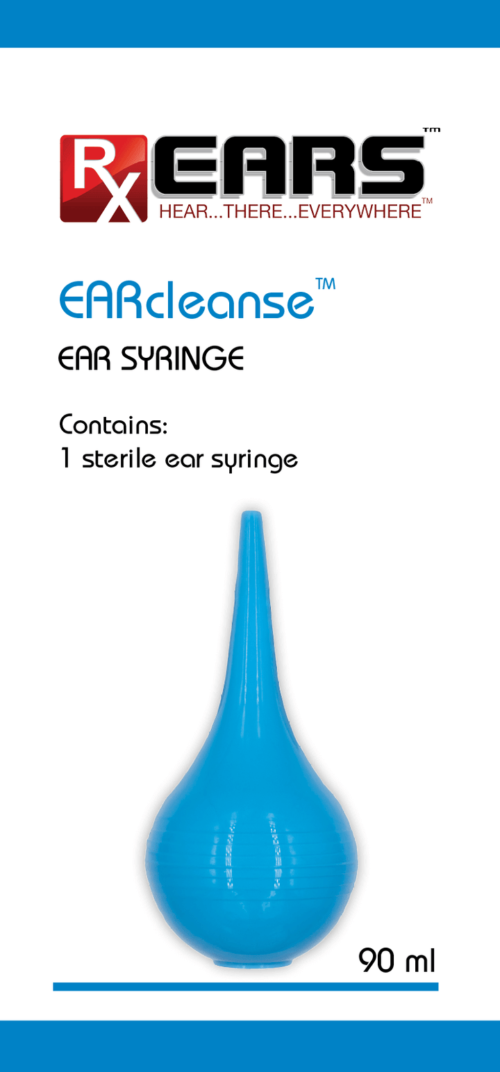 Earcleanse syringe front of box